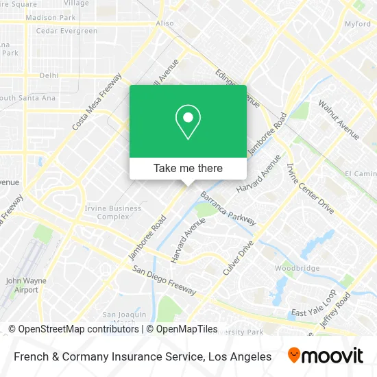 French & Cormany Insurance Service map