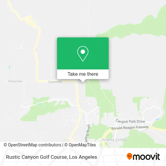 Rustic Canyon Golf Course map