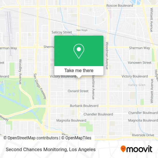 Second Chances Monitoring map