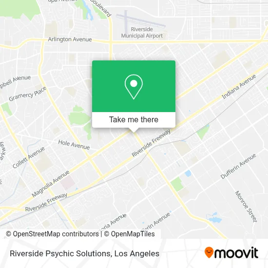 Riverside Psychic Solutions map