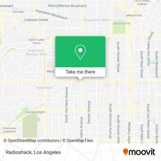 Radioshack map