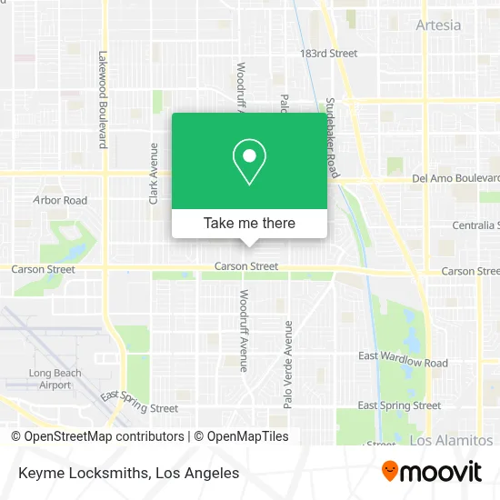 Keyme Locksmiths map