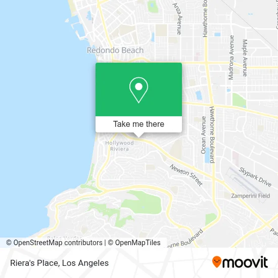 Riera's Place map