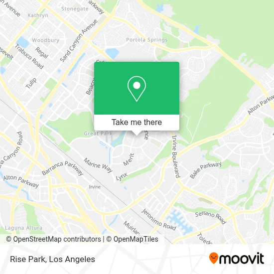 Rise Park map