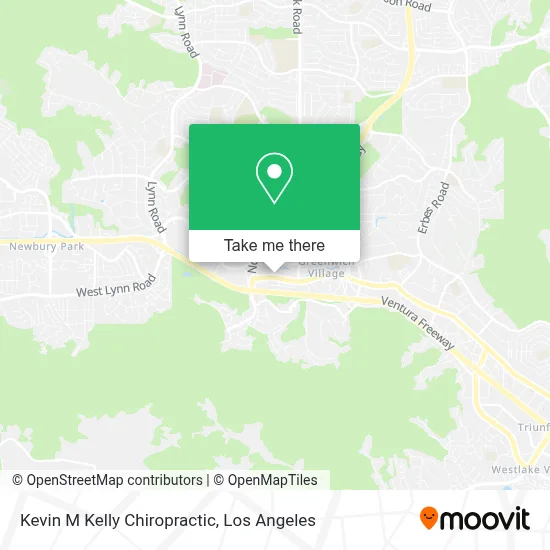 Kevin M Kelly Chiropractic map
