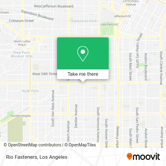 Rio Fasteners map