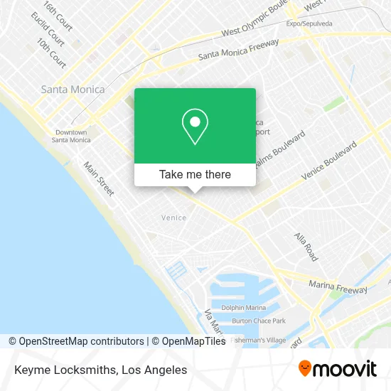 Keyme Locksmiths map