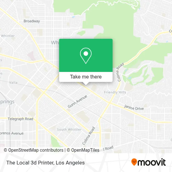 The Local 3d Printer map