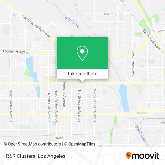 R&R Clusters map