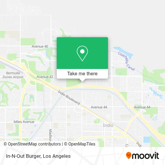 In-N-Out Burger map