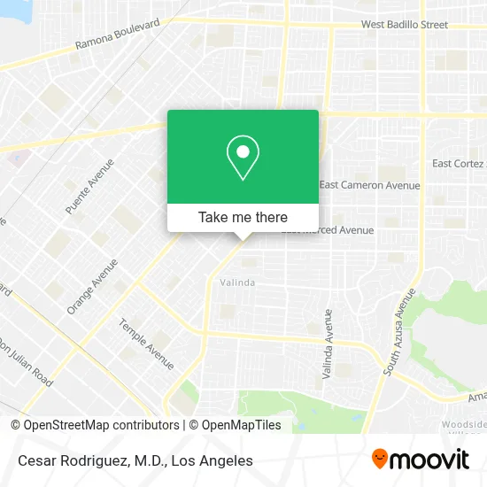 Cesar Rodriguez, M.D. map