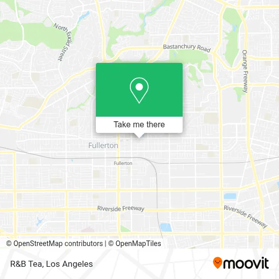 R&B Tea map