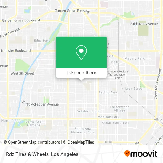 Rdz Tires & Wheels map