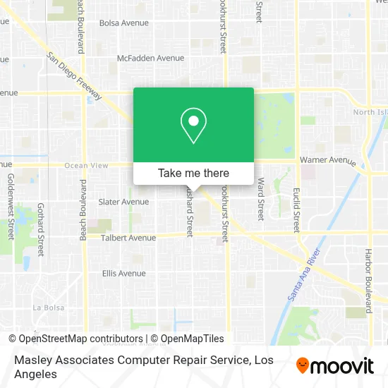 Masley Associates Computer Repair Service map