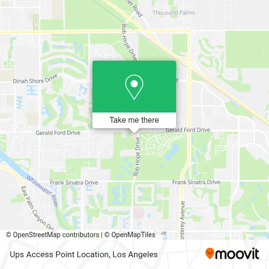 Ups Access Point Location map