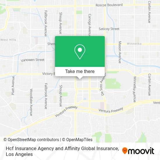 Hcf Insurance Agency and Affinity Global Insurance map