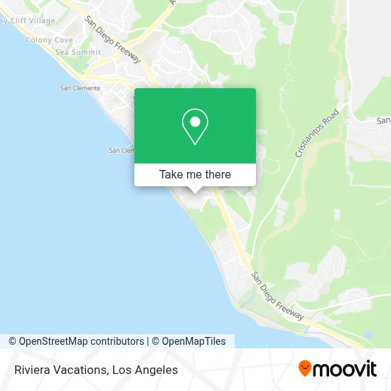 Riviera Vacations map