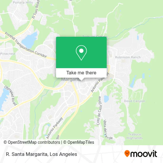 R. Santa Margarita map