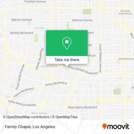 Family Chapel map