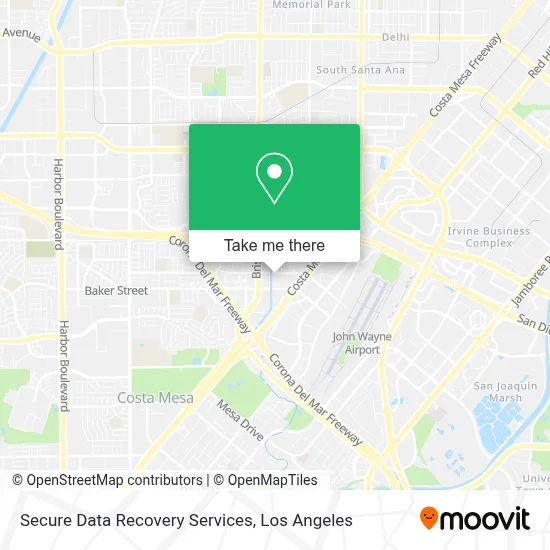 Secure Data Recovery Services map