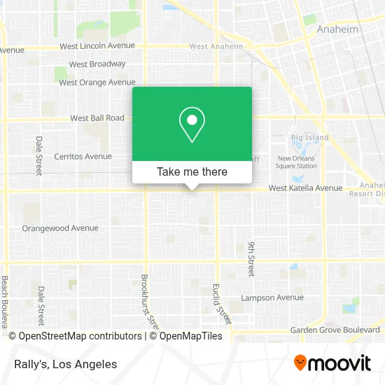 Rally's map