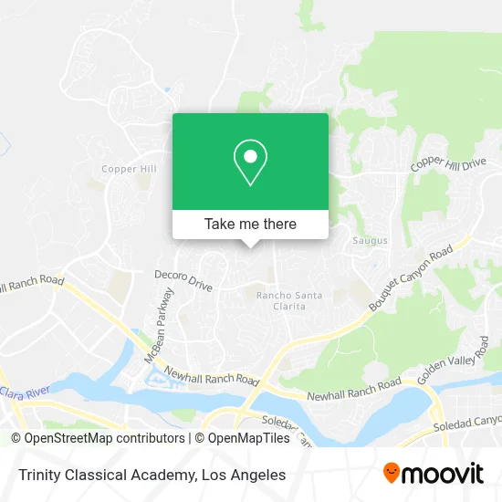 Trinity Classical Academy map