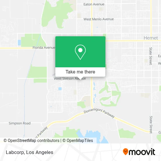 Labcorp map