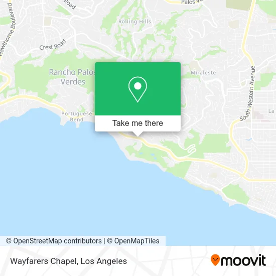 Wayfarers Chapel map