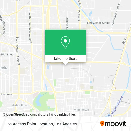 Ups Access Point Location map