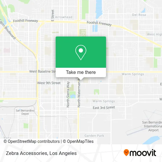 Zebra Accessories map