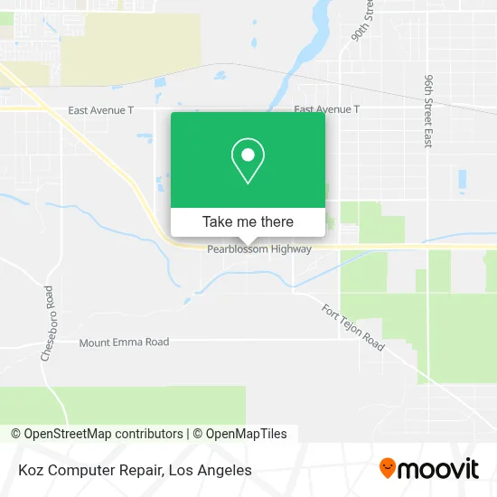 Koz Computer Repair map