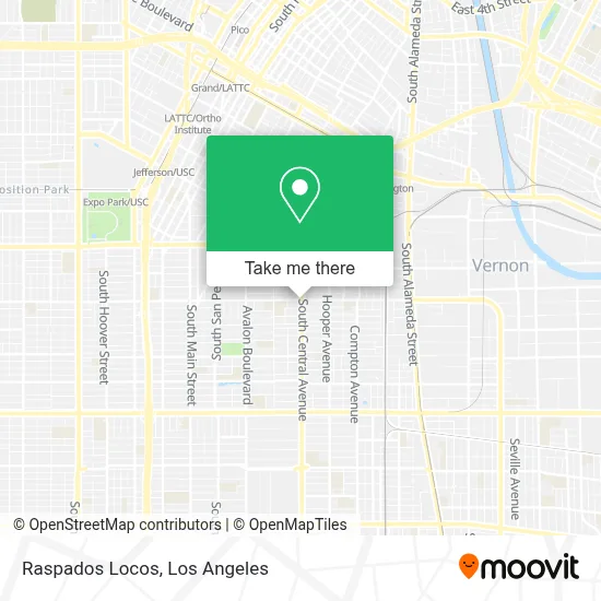 Raspados Locos map