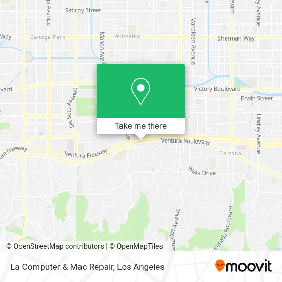 La Computer & Mac Repair map