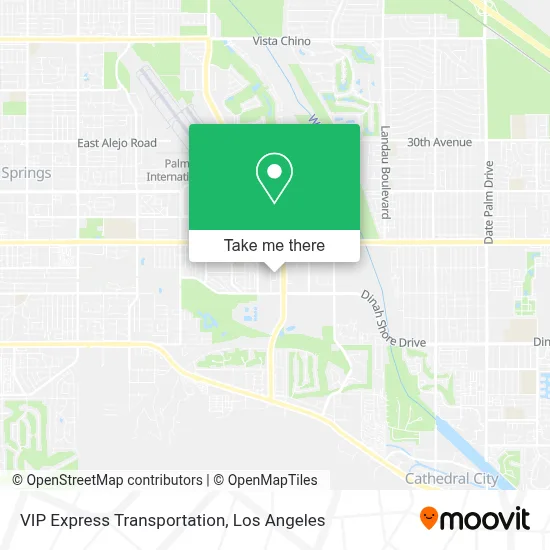 VIP Express Transportation map