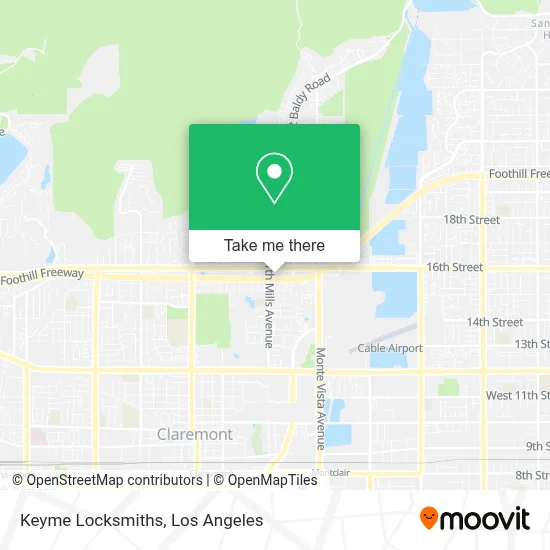Keyme Locksmiths map