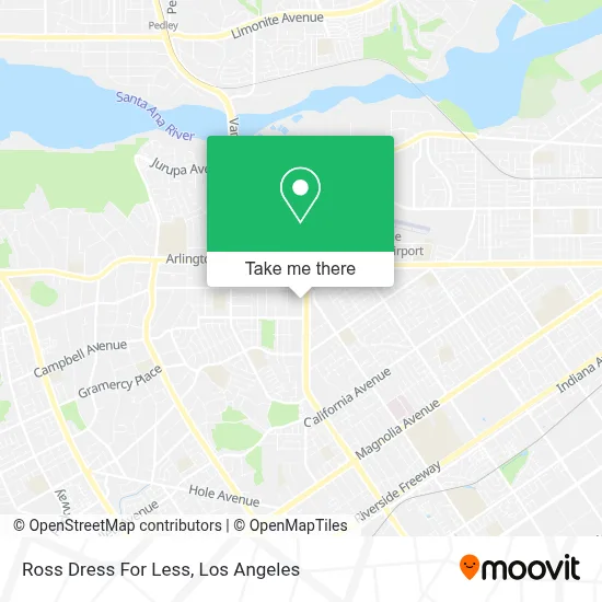 Ross Dress For Less map