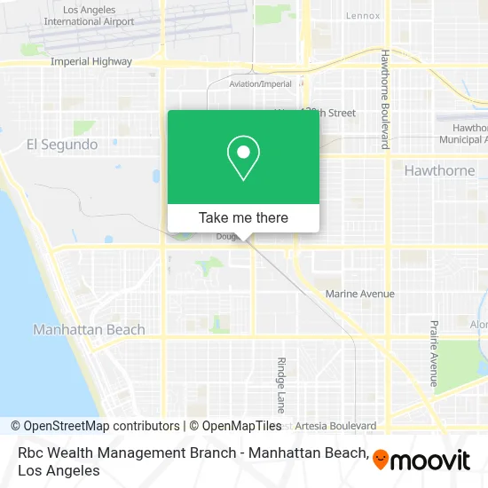 Rbc Wealth Management Branch - Manhattan Beach map