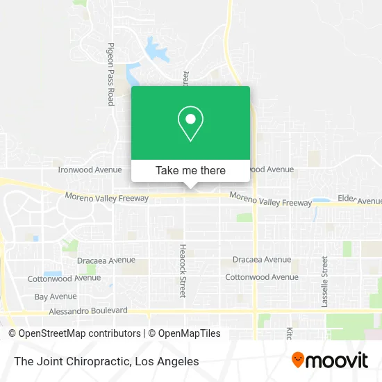 The Joint Chiropractic map