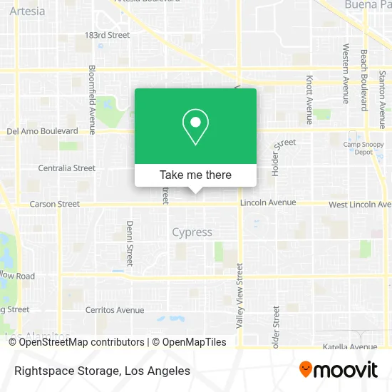 Rightspace Storage map