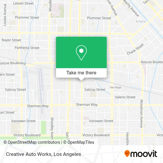 Creative Auto Works map