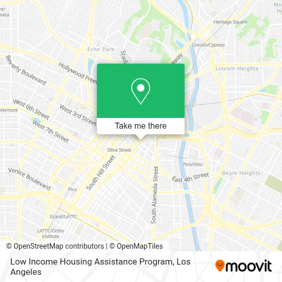 Low Income Housing Assistance Program map
