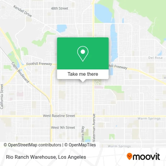 Rio Ranch Warehouse map