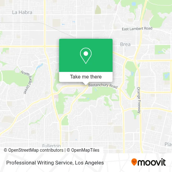 Professional Writing Service map