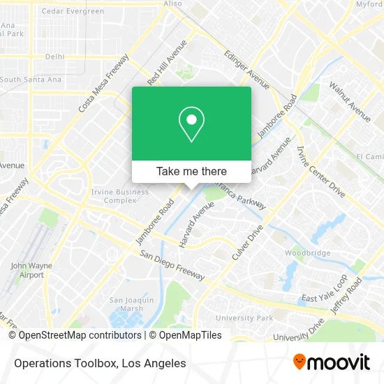 Operations Toolbox map