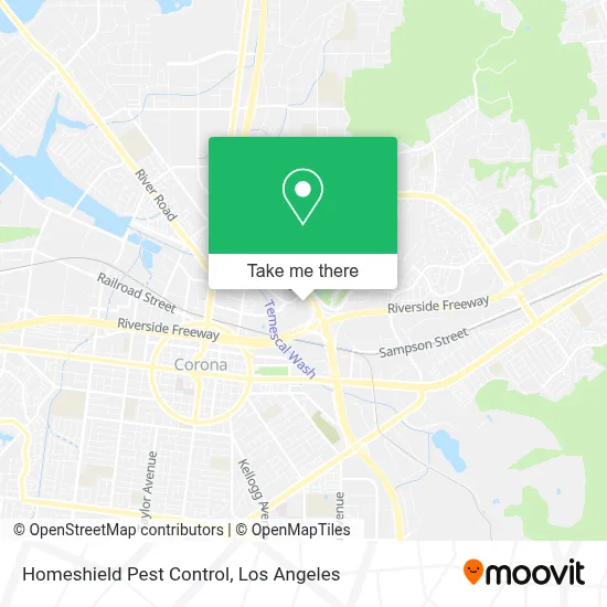Homeshield Pest Control map