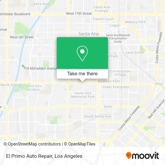 El Primo Auto Repair map