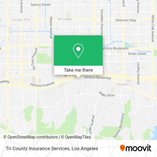 Tri County Insurance Services map