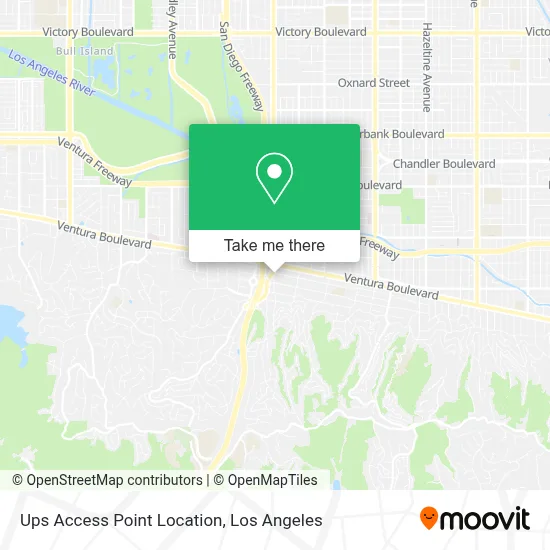 Ups Access Point Location map