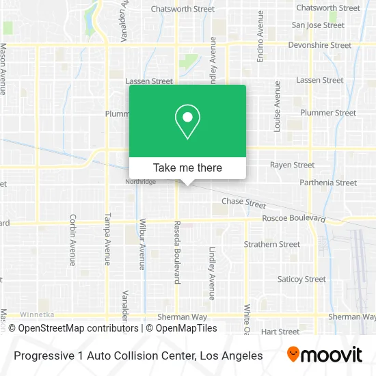 Progressive 1 Auto Collision Center map
