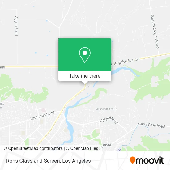 Rons Glass and Screen map